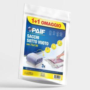 PAIF 2 SACCHI SOTTOVUOTO 73X130 