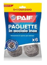 PAIF PAGLIETTE ACCIAIO 5+1 