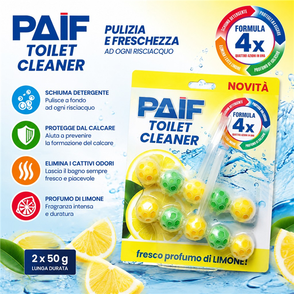 PAIF TAVOLETTA WC 2PZ LIMONE 