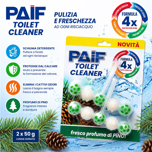 PAIF TAVOLETTA WC 2PZ PINO 