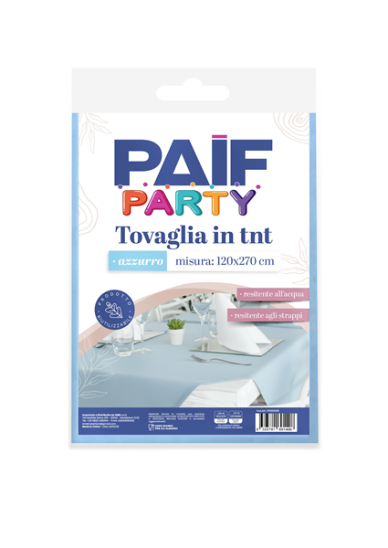 PAIF TOVAGLIA TNT 1.20X2.7MT AZZURRO 