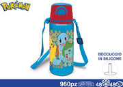 EOL BORRACCIA ALLUMINIO 730ML POKEMON CON TRACOLLA