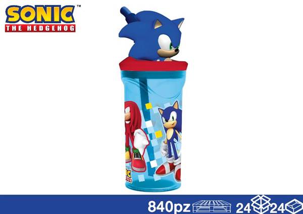 EOL BICCHIERE 3D C/CANN 360ML SONIC 