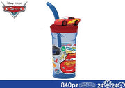 EOL BICCHIERE 3D C/CANN 360ML CARS 