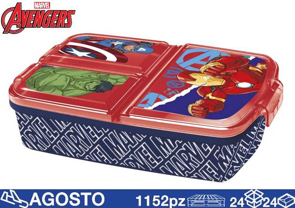 EOL PORTAPRANZO 17X19X7 AVENGERS 