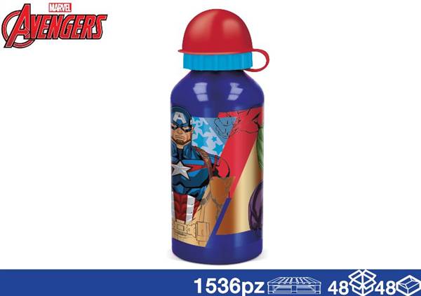 EOL BORRACCIA ALLUMINIO 400ML AVENGERS 