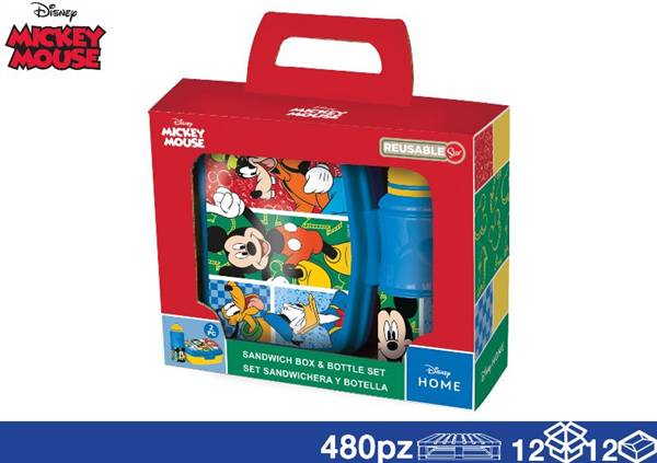 EOL BORRACCIA + PORTAPRANZO MICKEY 