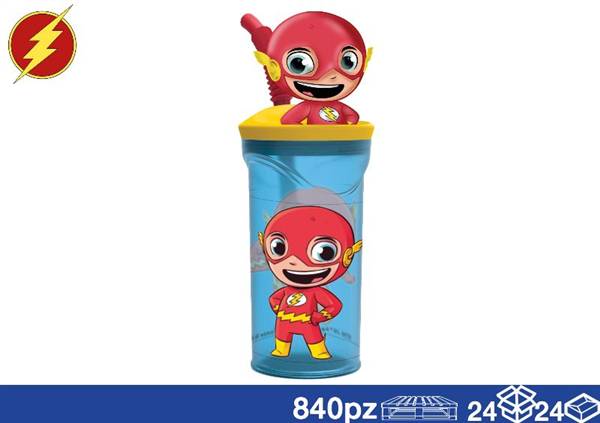 EOL BICCHIERE 3D C/CANN 360ML MINI FLAS. 
