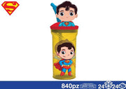 EOL BICCHIERE 3D C/CANN 360ML MINI SUPER SUPERMAN