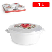 PLASTICFORTE CONTENITORE MICROONDE 1L