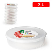 PLASTICFORTE CONTENITORE FRITTATA 2LT TRASPARENTE
