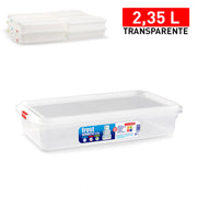 PLASTICFORTE CONTENITORE FROST 2,35L RET BASSO TRASPARENTE N°5
