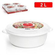 PLASTICFORTE CONTENITORE MICROONDE 2L 