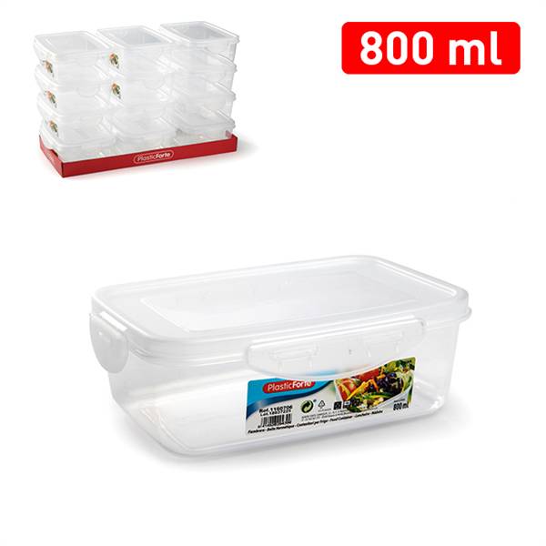 PLASTICFORTE CONTENITORE CLICK RET 800ML TRASPARENTE