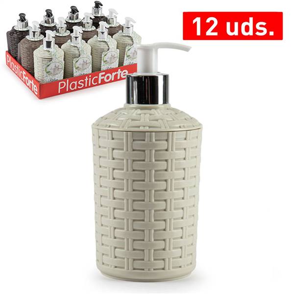 PLASTICFORTE DOSATORE SAPONE RATTAN 