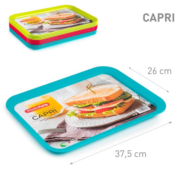 PLASTICFORTE VASSOIO CAPRI 37.5X26CM 
