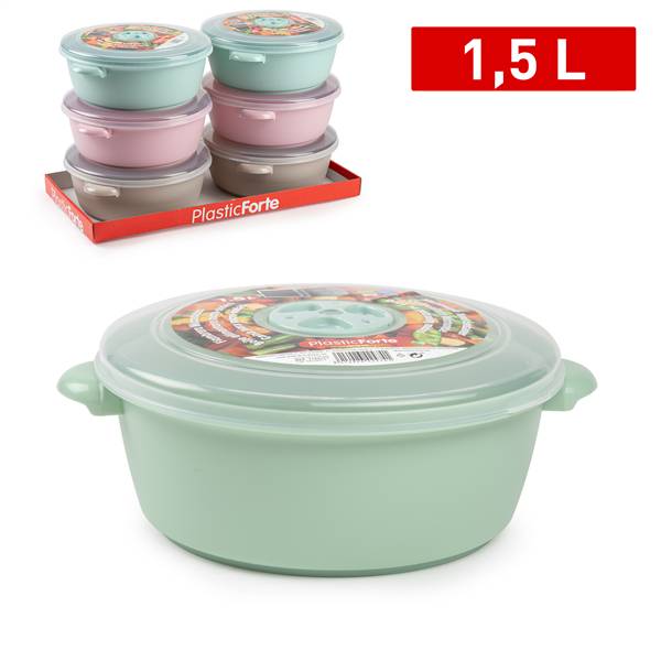 PLASTICFORTE CONTENITORE MICROONDE 1,5L SURT VRM