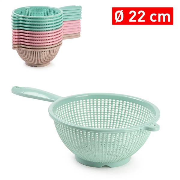 PLASTICFORTE SCOLAPASTA CON MANICO CM.22 SURT VRM