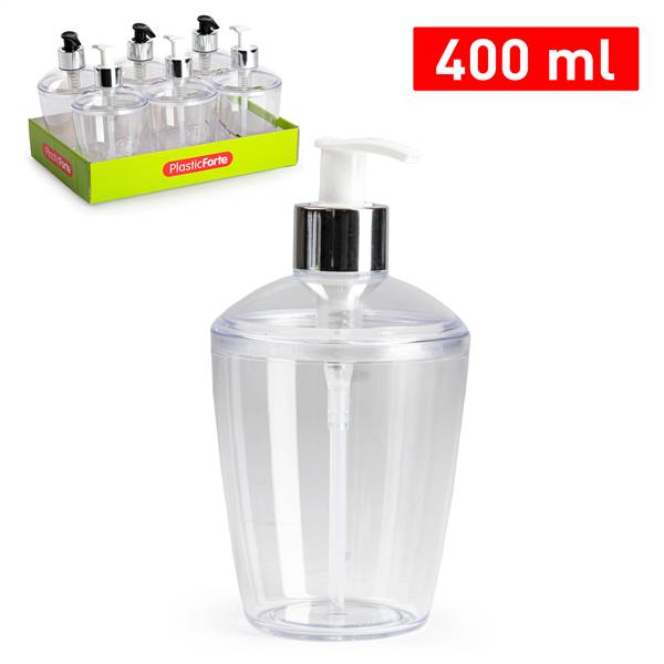 PLASTICFORTE DOSATORE SAPONE BASIC TRASPARENTE