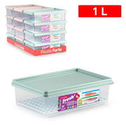 PLASTICFORTE CONTENITORE CON GRIGLIA 1LT SURT VRM