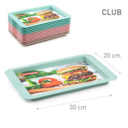 PLASTICFORTE VASSOIO CLUB SU VRM 30X20CM 