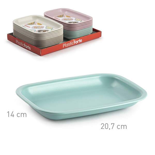 PLASTICFORTE VASSOIO GOURMET SUR 20X14CM 