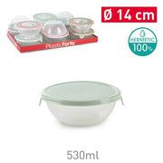 PLASTICFORTE CIOTOLA CON COPERCHIO CM.14 