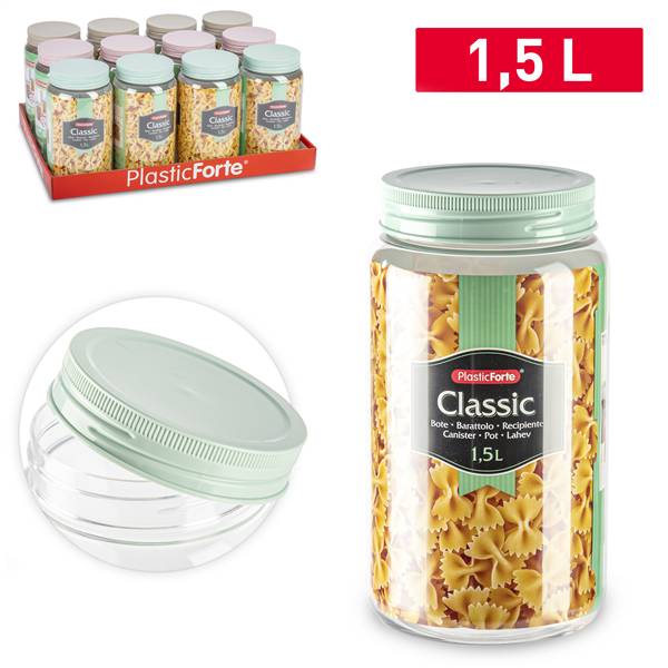 PLASTICFORTE BARATTOLO CLASSIC 1,5LT SURT VRM