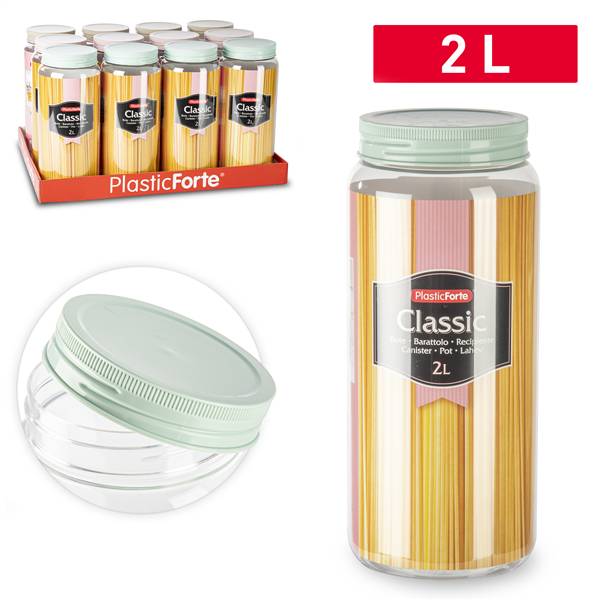 PLASTICFORTE BARATTOLO CLASSIC 2LT SURT VRM