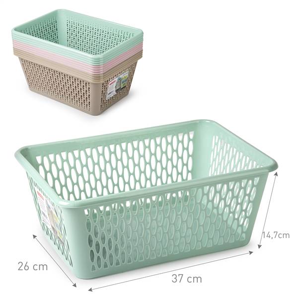 PLASTICFORTE CESTA AIRE 26X37CM SURT 
