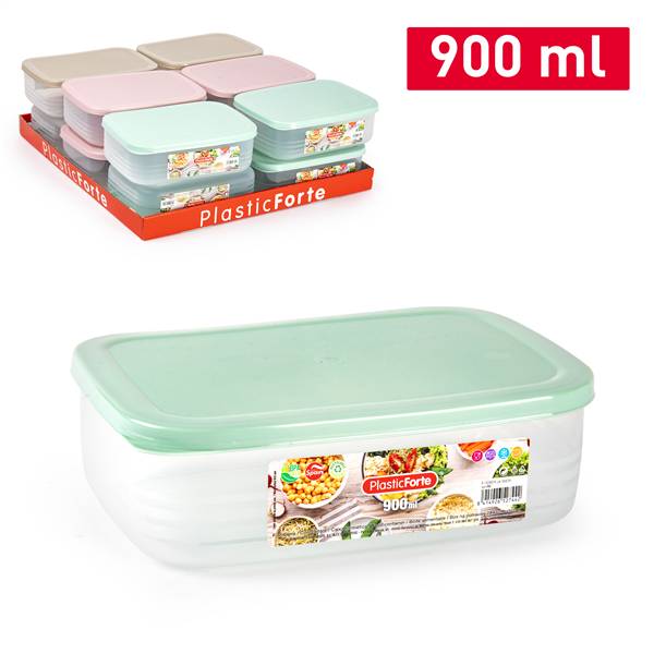 PLASTICFORTE CONTENITORE BENTO 900ML RET SURT VRM