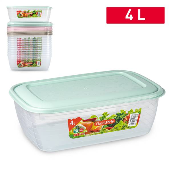 PLASTICFORTE CONTENITORE CLASSIC 4LT SURT VRM