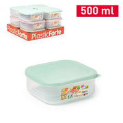 PLASTICFORTE CONTENITORE BENTO 500ML QUA SURT VRM