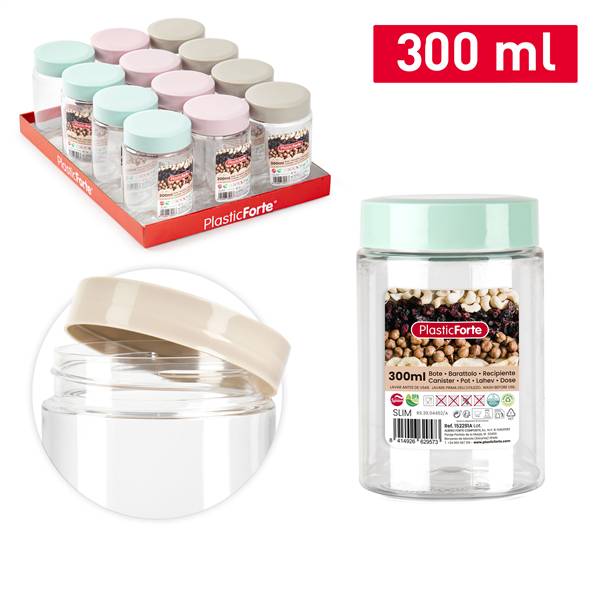 PLASTICFORTE BARATTOLO MONTECARLO 300ML 