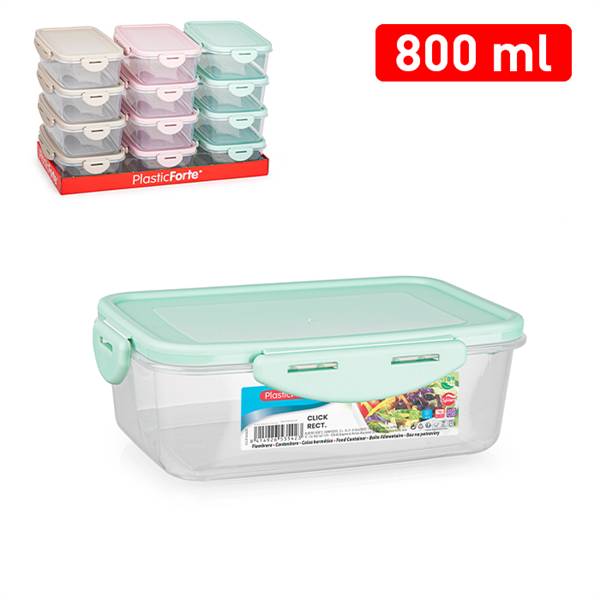 PLASTICFORTE CONTENITORE CLICK RET 800ML SURT VRM