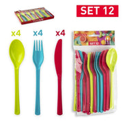 PLASTICFORTE POSATE PICNIC 12PZ 