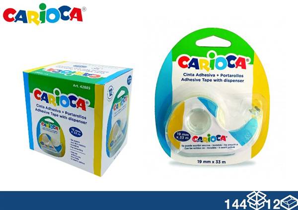 CARIOCA NASTRO ADESIVO 33MT C/CHI 