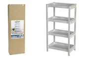 HERSIG SCAFFALI 4 RIPIANI COLOR BIANCO 