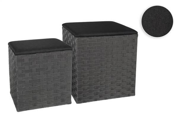 HERSIG SET 2 ARMADI CON COPERCHIO 