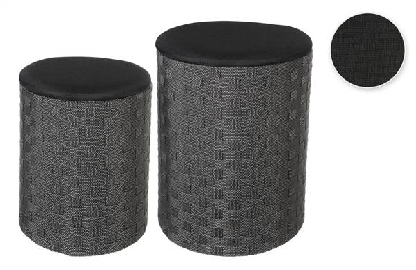 HERSIG SET 2 ARMADI CON COPERCHIO 