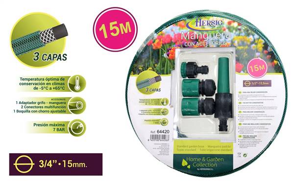 HERSIG POMPA DA GIARDINO 15MT 