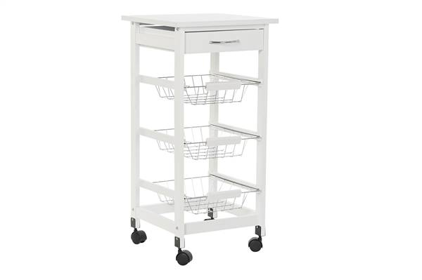 ITEM PORTA FRUTTA PINO MDF 37X37X76 BIAN 