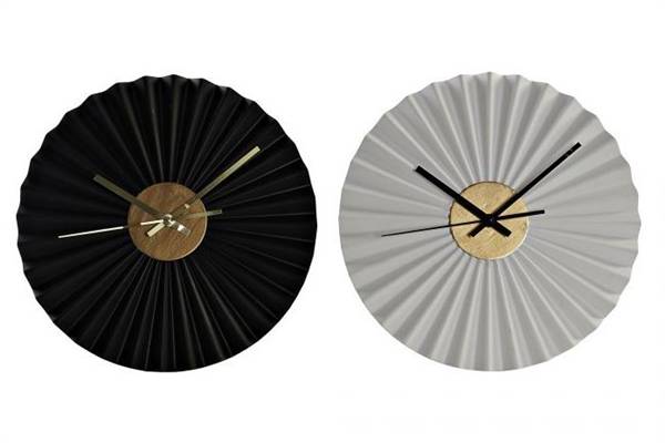 ITEM OROLOGIO PARETE FERRO 30X4X30 DORAT 
