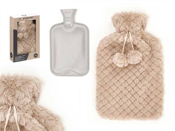ARTE REGAL BORSA ACQUA CALDA 1,8LT BEIGE FODERA PELO BEIGE