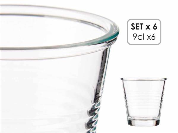 ARTE REGAL SET 6 BICCHIERINI CAFFE 90ML 