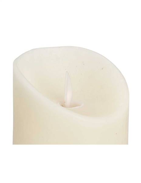 ARTE REGAL CANDELA LED 5X10CM CREMA 