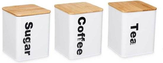 ARTE REGAL SET 3 CONTENITORE METALLO 