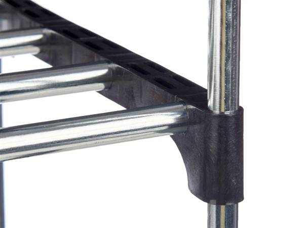 ARTE REGAL SCARPIERA 4 PIANI 4 BARRE RIPIANI NERI CM.26X76X58