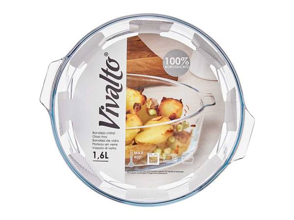 ARTE REGAL TEGLIA VETRO TONDA 1600ML 