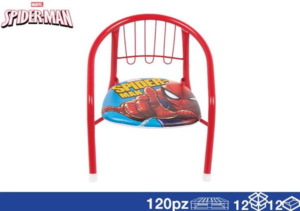EOL SEDIA METALLO 36X30X34 SPIDERMAN 
